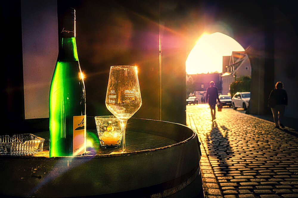 Wein am Bayertor genießen