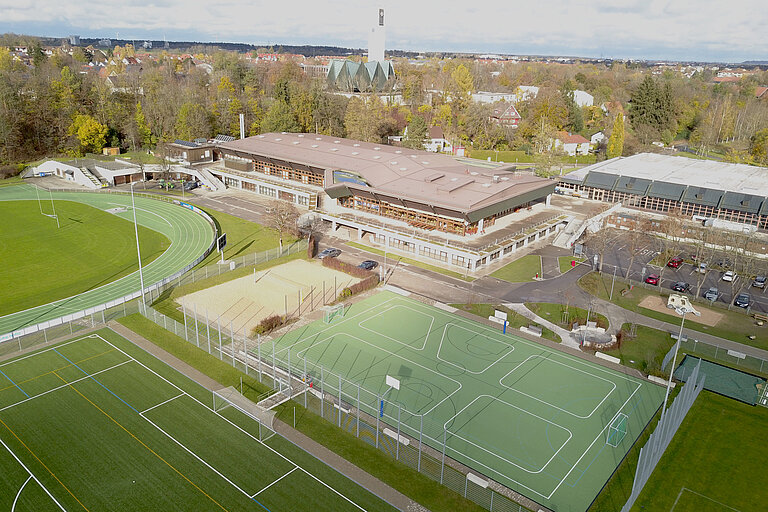 Luftbild Sportzentrum