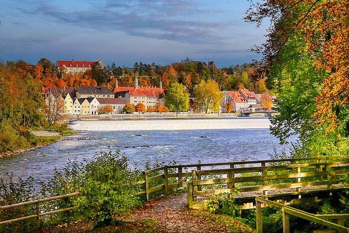 Landsberger Lechwehr im Herbst