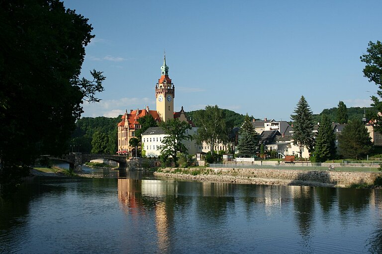 Waldheim, Blick auf Rathaus