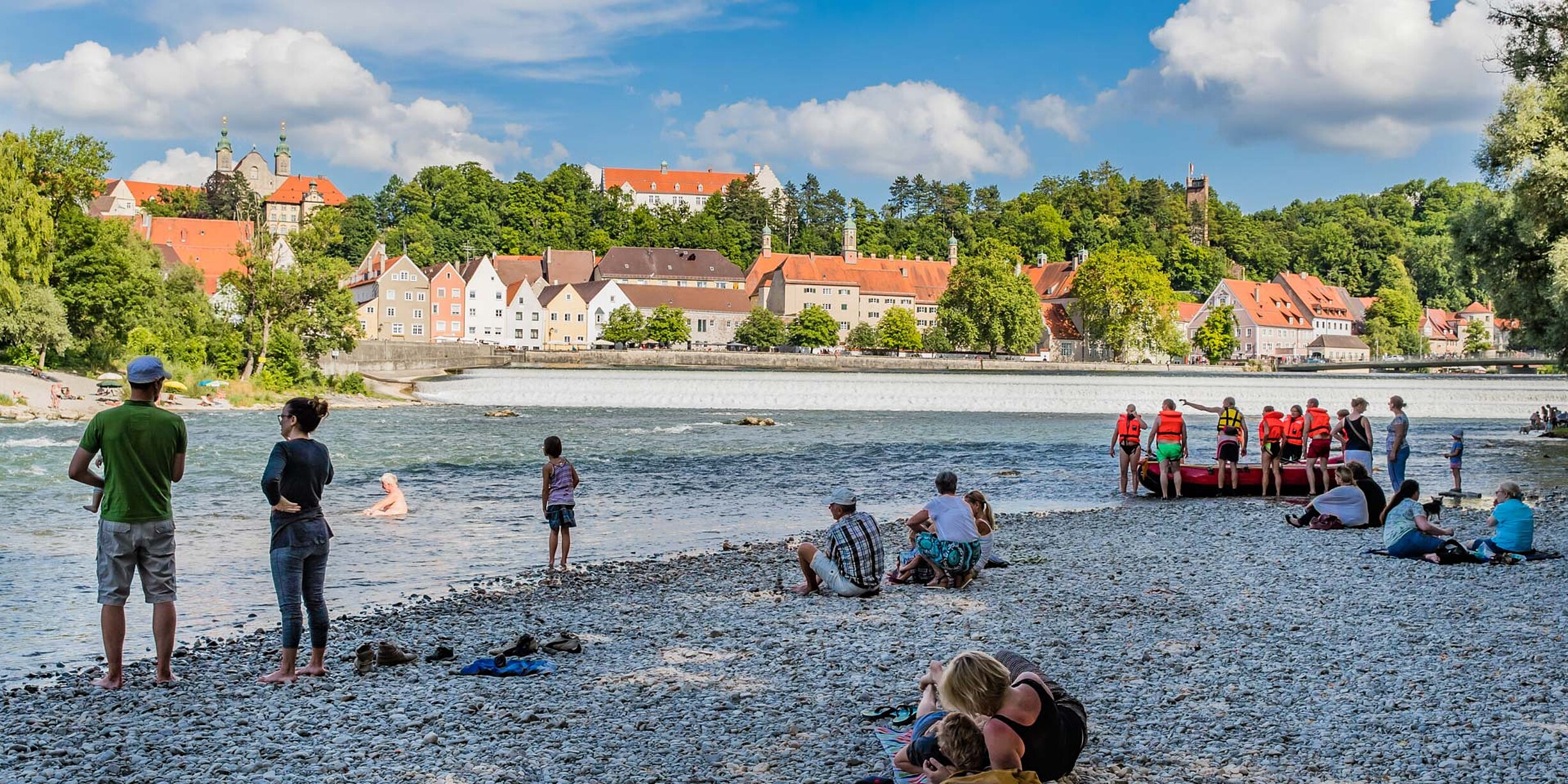 Stadt am Fluss