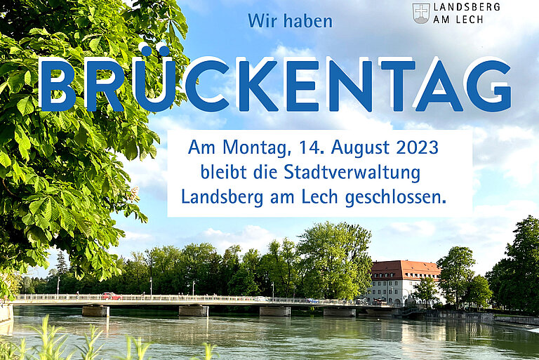 Pkakat Brückentag am 14. August 2023