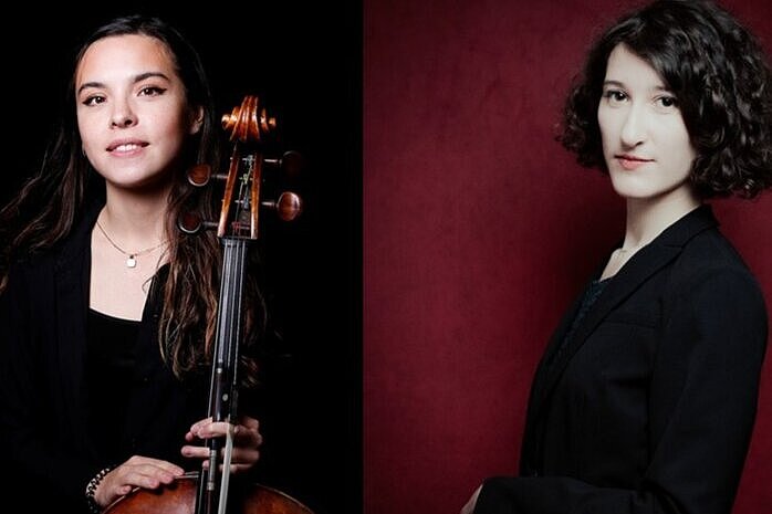 Die Pariser Musikerinnen Stéphanie Huang (links) und Nathalia Milstein (rechts) sind im März zu Gast in Landsberg