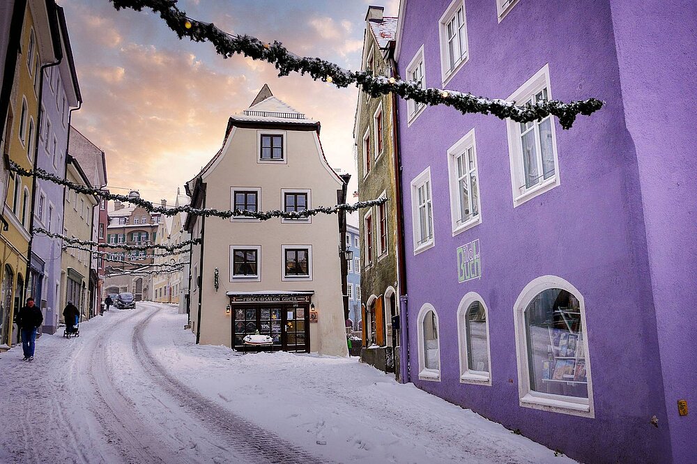 Alte Bergstraße im Winter