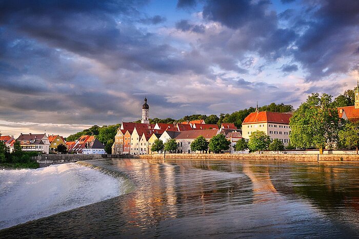 Lechwehr Wolkenhimmel