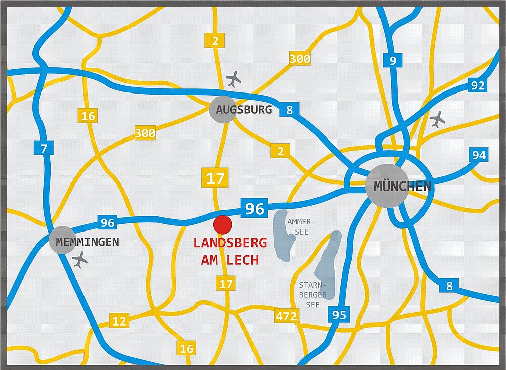 Standortinformation Verkehrsanbindung Autobahn