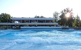 Wellenbad im Inselbad in Landsberg