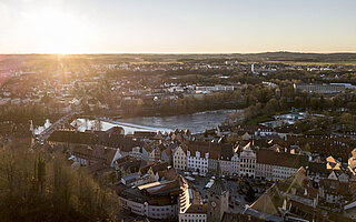 Sonnenuntergang in Landsberg am Lech