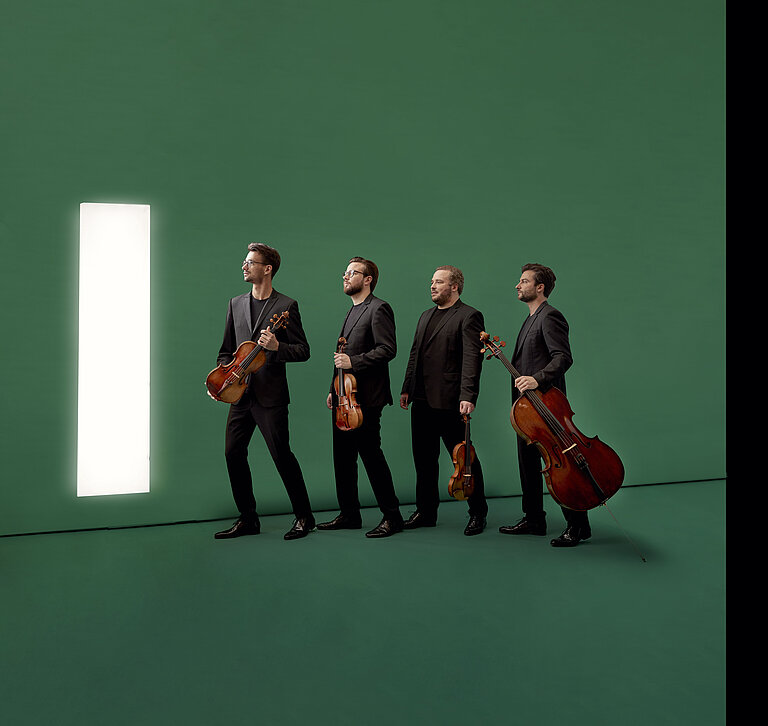 Foto (©Georg Hohenburg): Goldmund Quartett