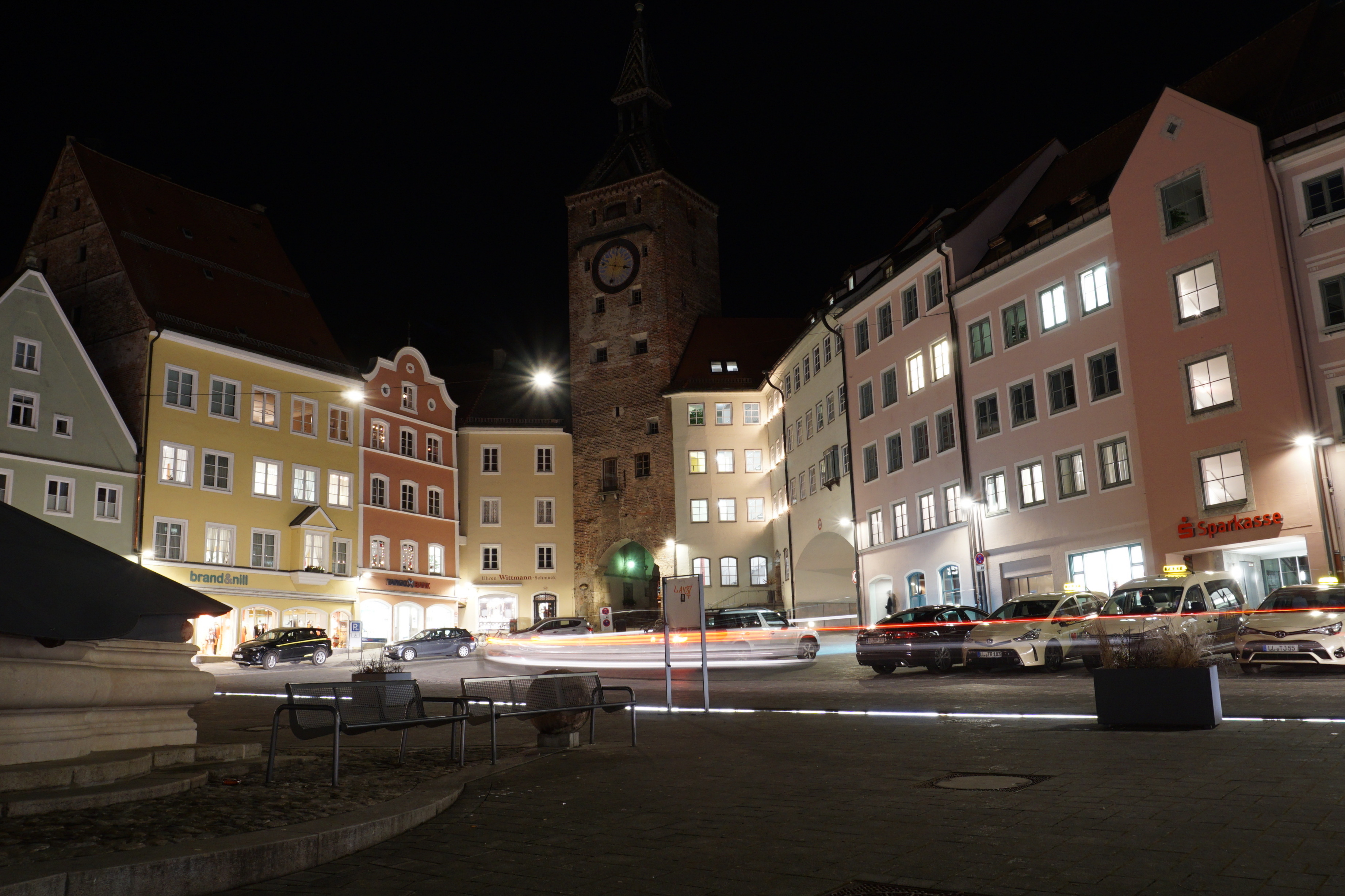 Landsberg bei Nacht - Tourismus - Landsberg am Lech